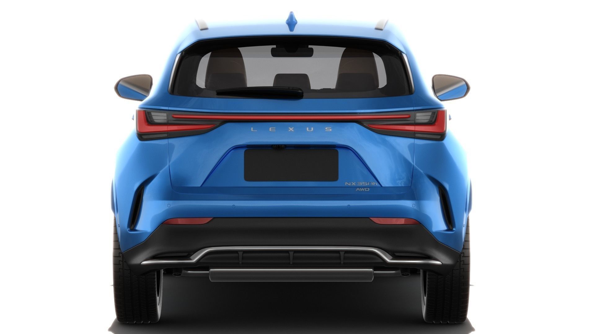 Lexus NX 2023 with interior 3D model_5