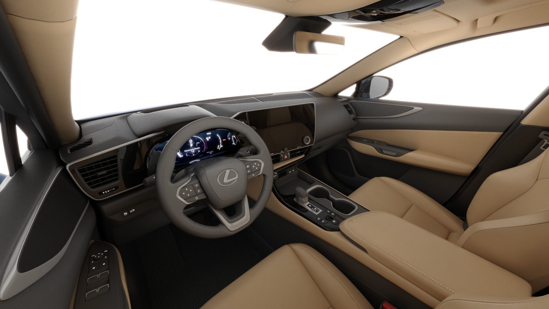 Lexus NX 2023 with interior 3D model_13