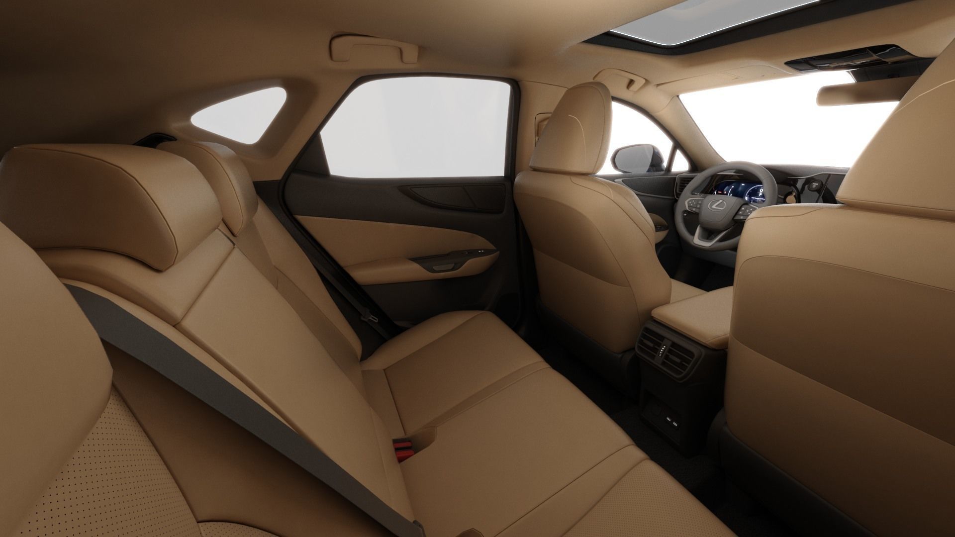 Lexus NX 2023 with interior 3D model_15