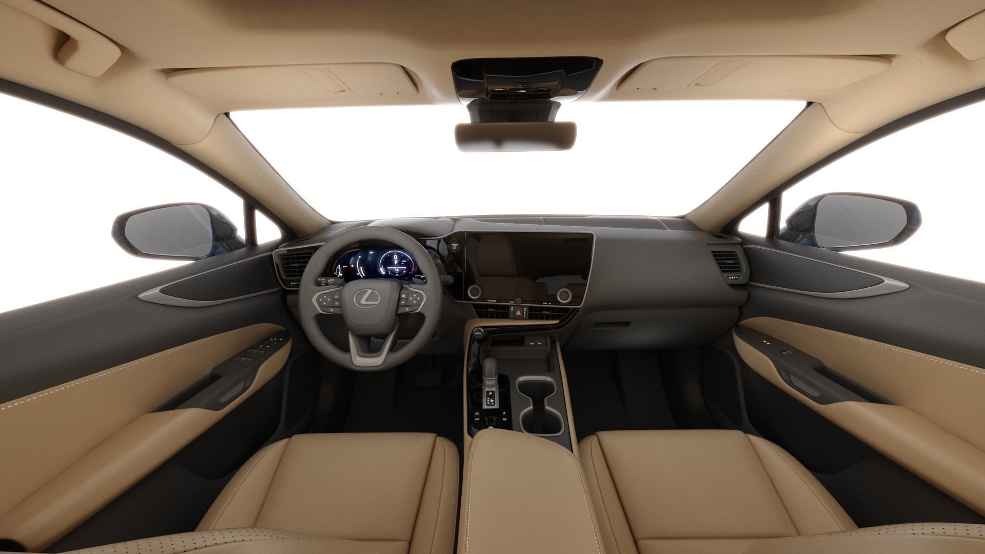 Lexus NX 2023 with interior 3D model_16