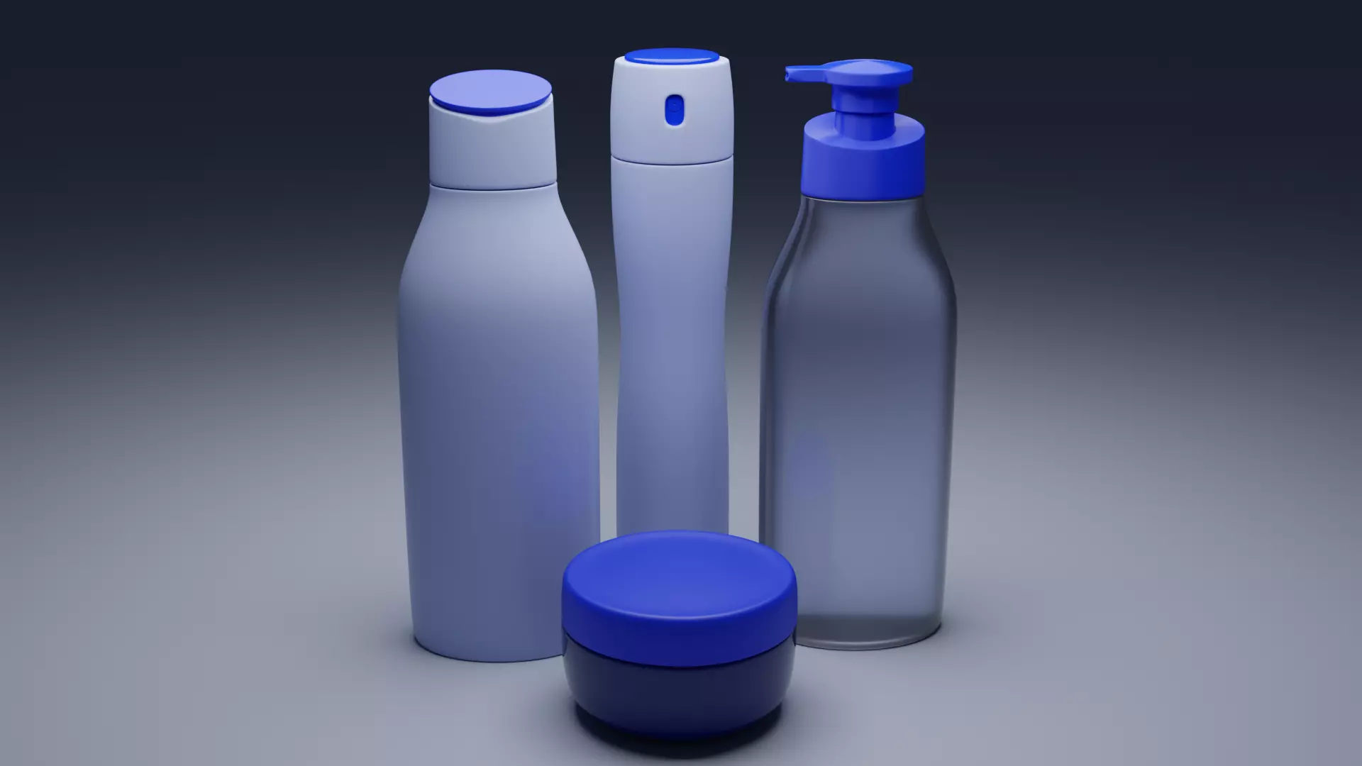 Product Cosmetics kit Free 3D model