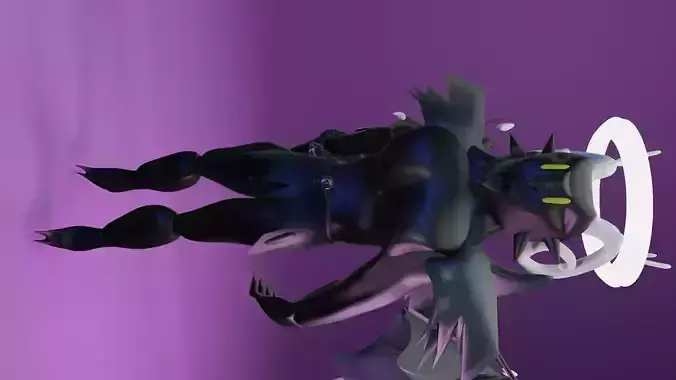 Demonio angel modelado