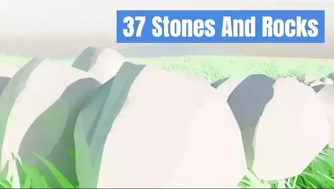 Stones And Rocks On The Mountain