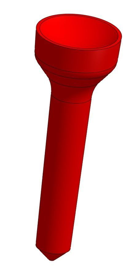 Wood Triangle Peg Game 3D model_12