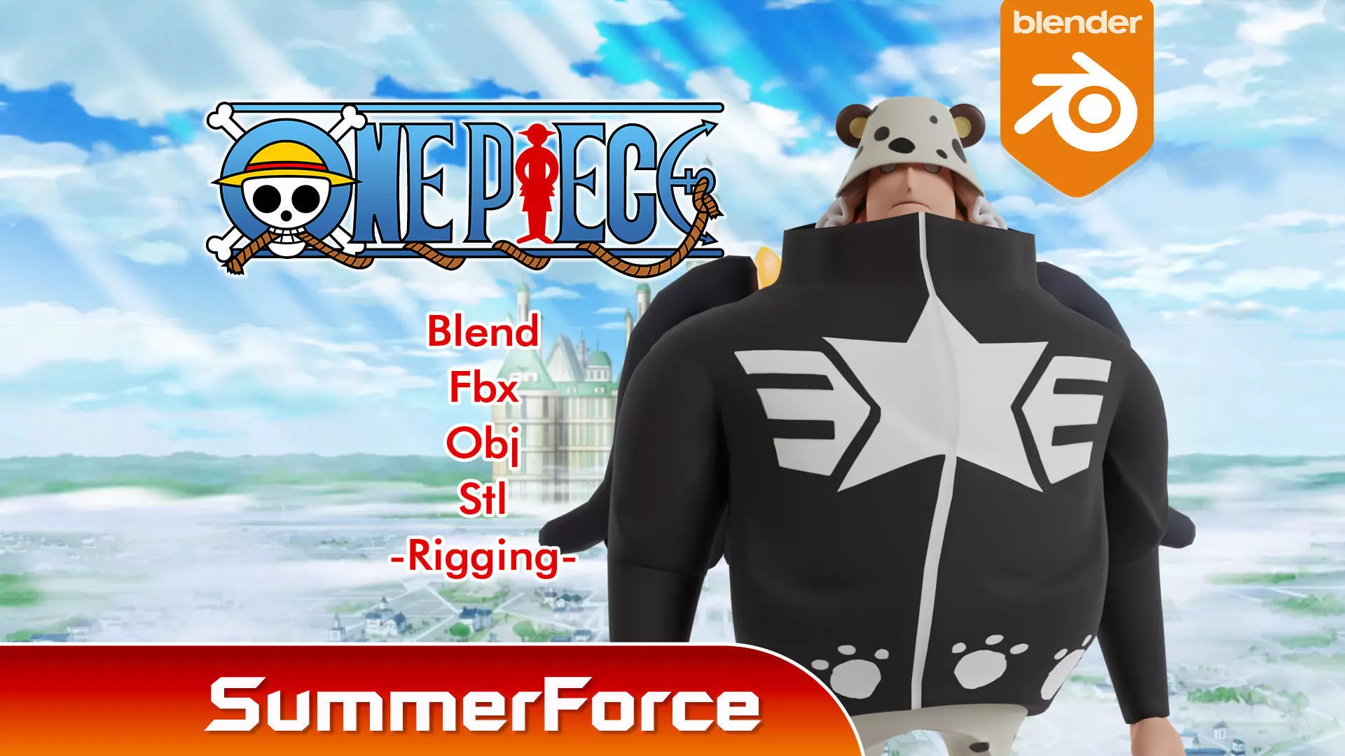 S-Bear Seraphim - One Piece 3D model_0