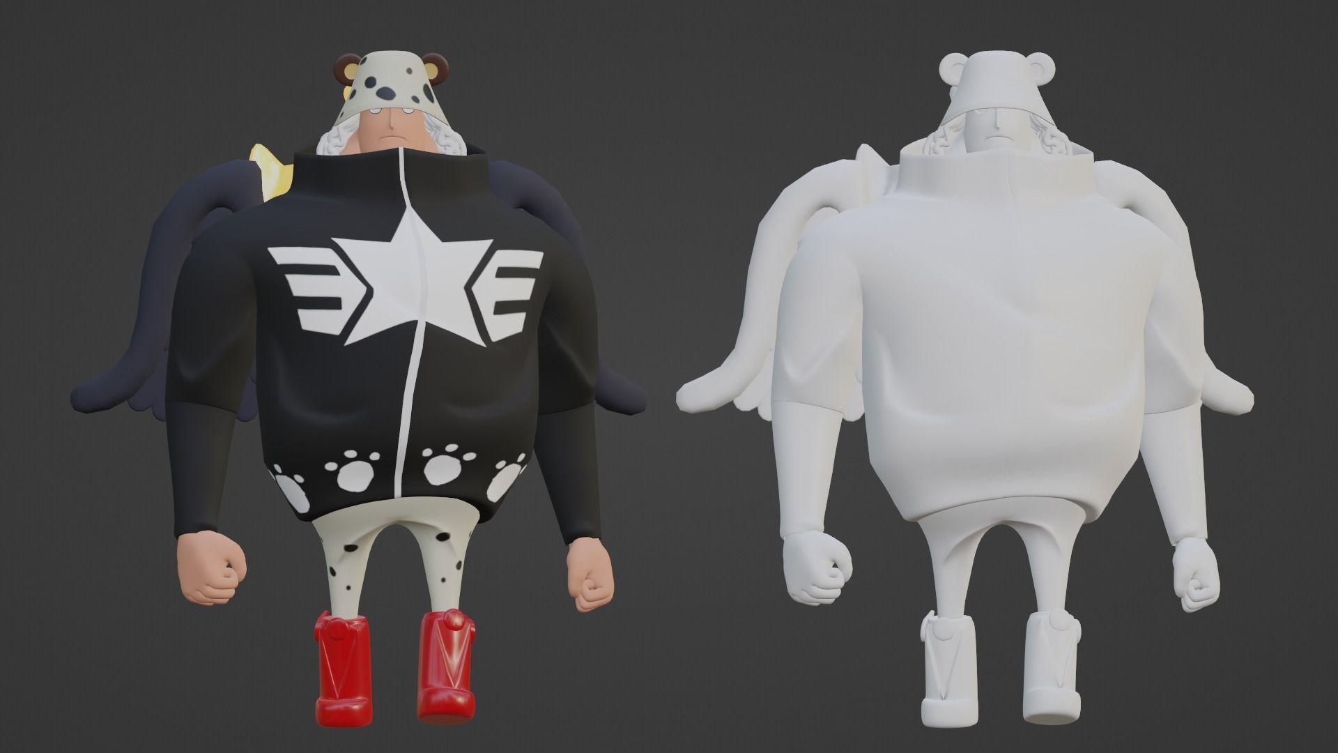 S-Bear Seraphim - One Piece 3D model_16