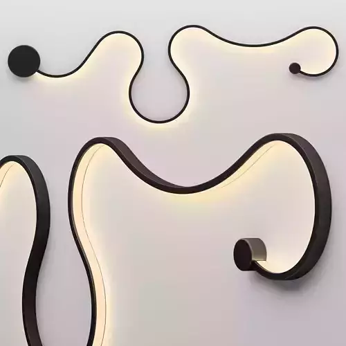 Curved Wall Sconce LED Light