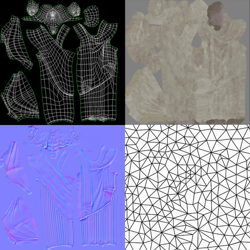 Christ Redeemer statue Low-poly 3D model_10