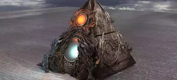 Dantes portal pyramid structure