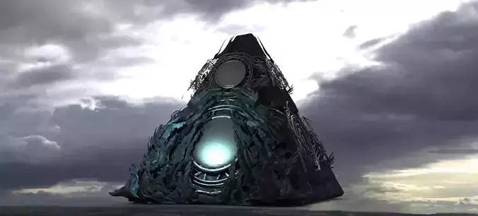 Sun God Pyramid portals