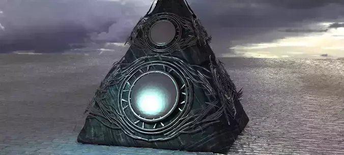 Sun God Pyramid details