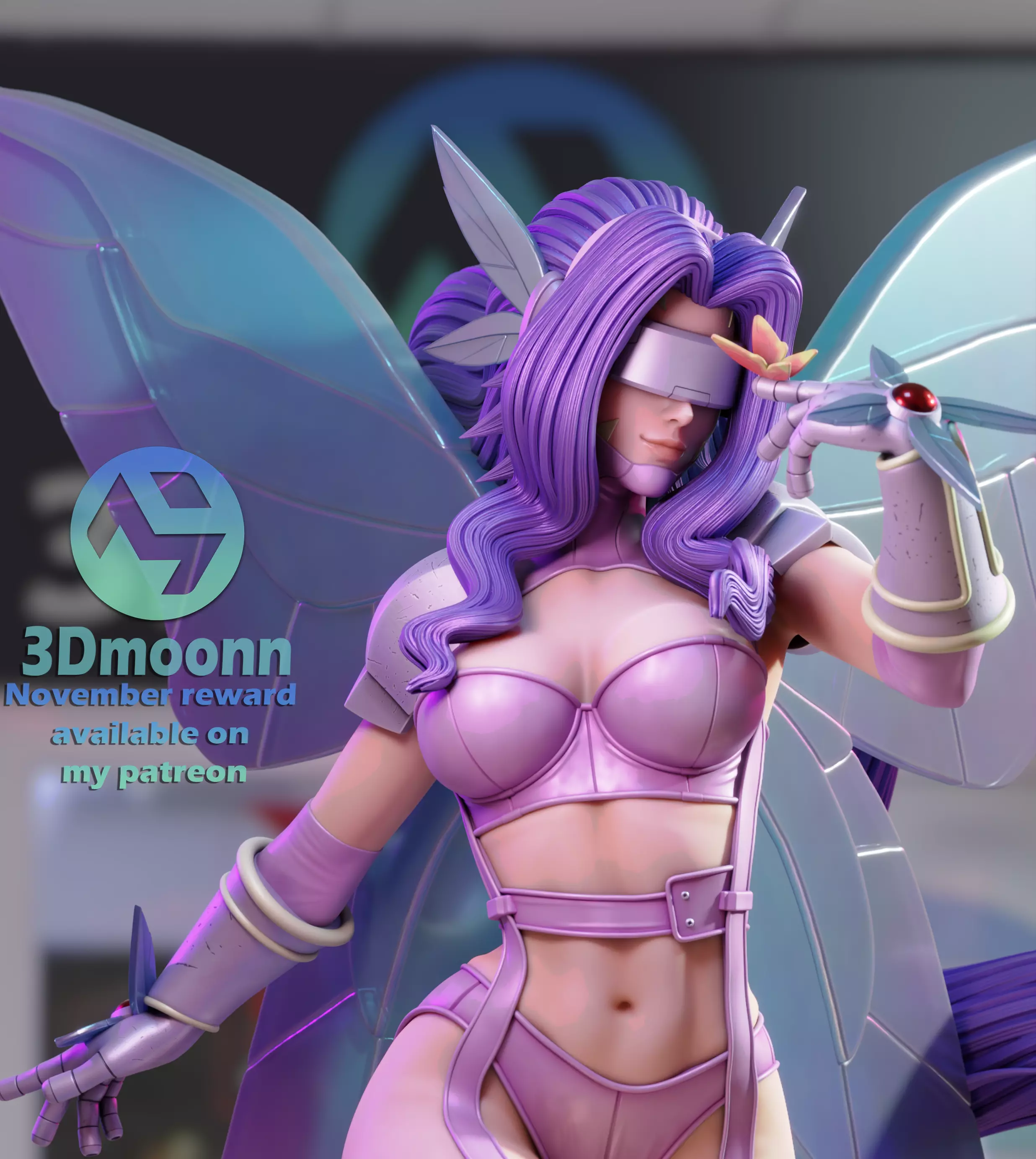 kazemon - digimon - stl 3D print model_0
