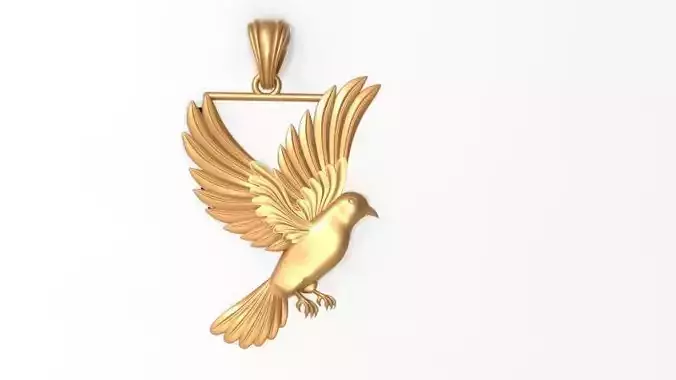 Bird Dove Jewelry pendant necklace charm finding