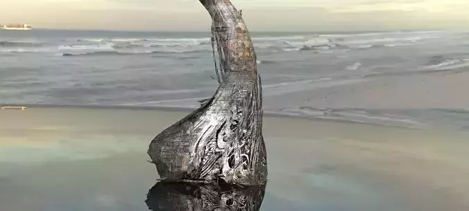 Asteroid exhaust funnels  3D model