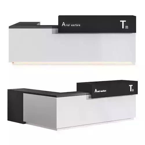 reception Modern front desk 3D model