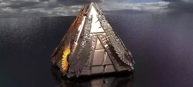 Ramesees gold pyramid