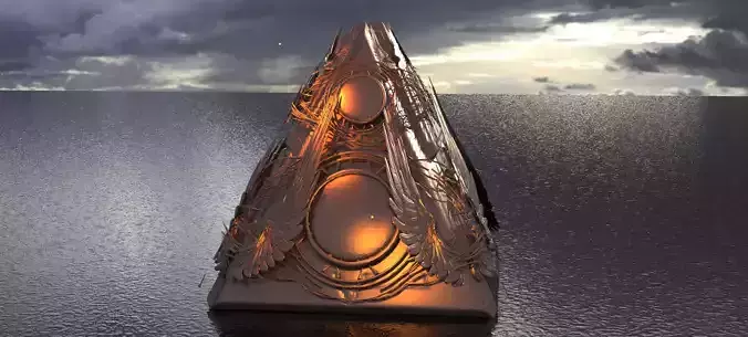 New Egypt Pyramid clock 