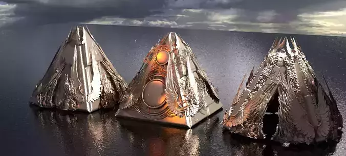 New Egypt 3 Pyramid designs 