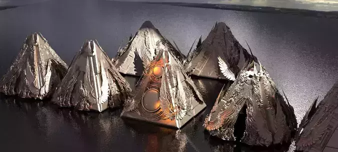 Ramesses Gold Great pyramid collection