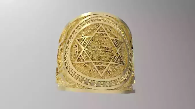 King Solomon Ring Jewelry USA Size 11