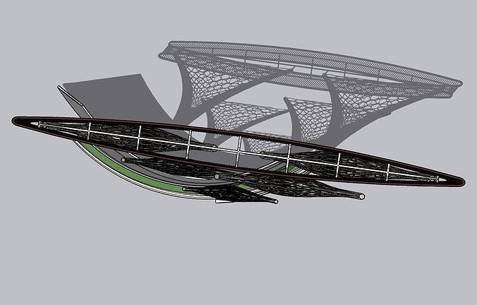 Artwork Landmark Gate 3D model