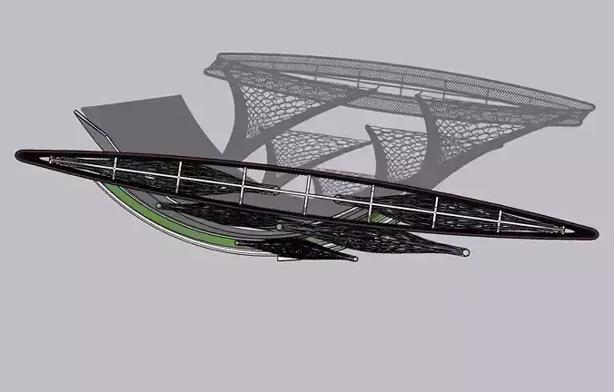 Artwork Landmark Gate 3D model