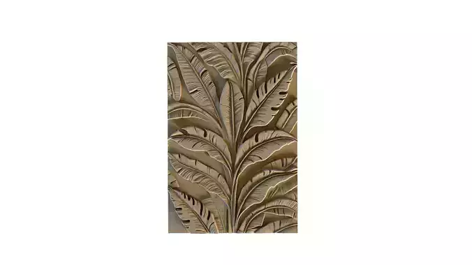 mural decor set wall panel 12 3D model