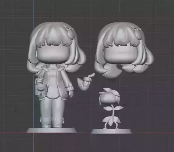 Meluna the Spirit of Melon from Trickal Revive