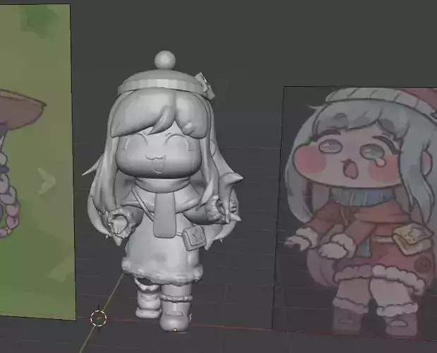 Naia the Spirit of Water Winter Version from Trickal Revive