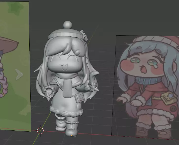 Naia the Spirit of Water Winter Version from Trickal Revive 3D print model_0