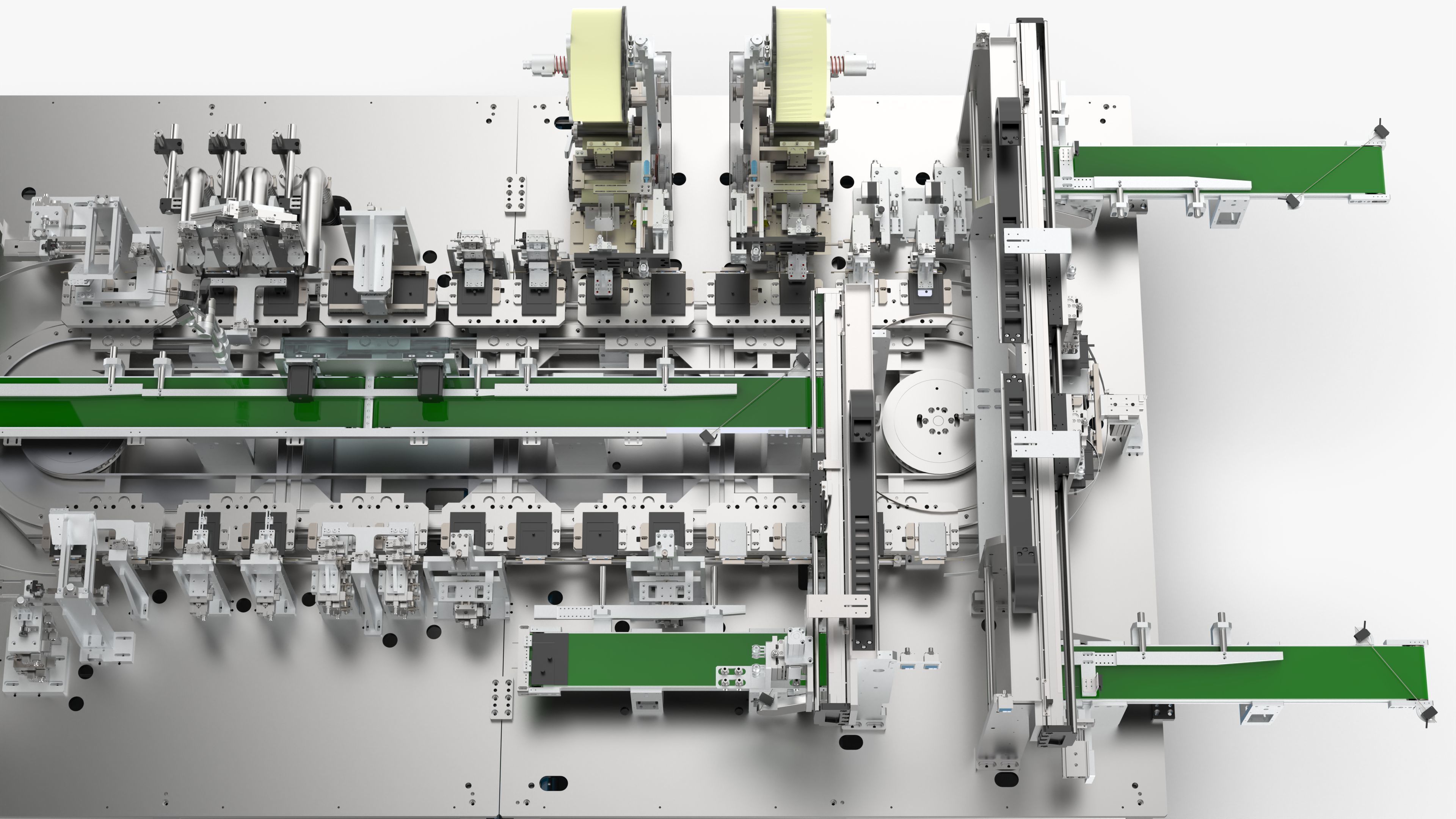 Automatic Mobile Phone Battery Adhesive Bending Production Line 3D model_20
