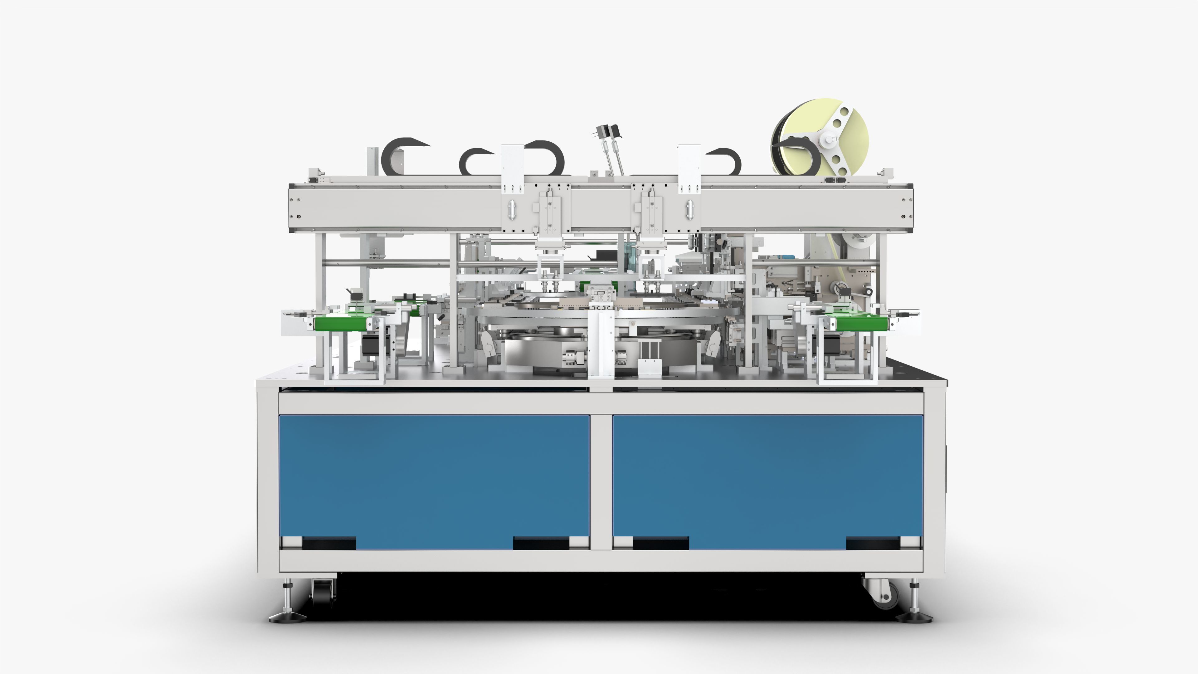 Automatic Mobile Phone Battery Adhesive Bending Production Line 3D model_14