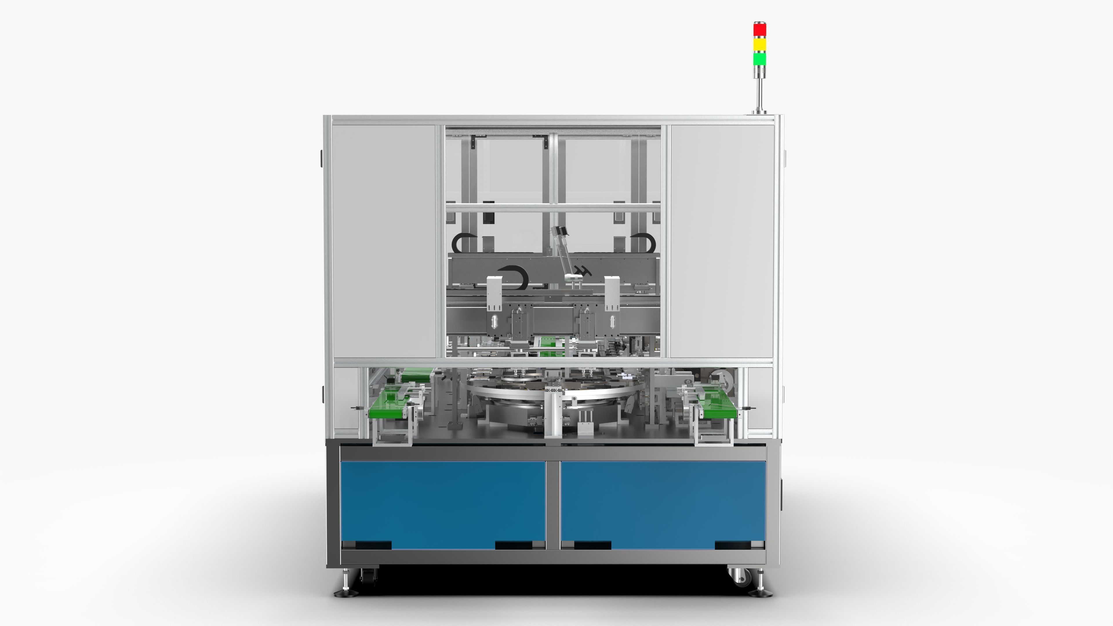 Automatic Mobile Phone Battery Adhesive Bending Production Line 3D model_6