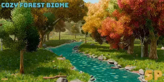 SP Cozy Forest Biome Asset Pack Low-poly 3D model