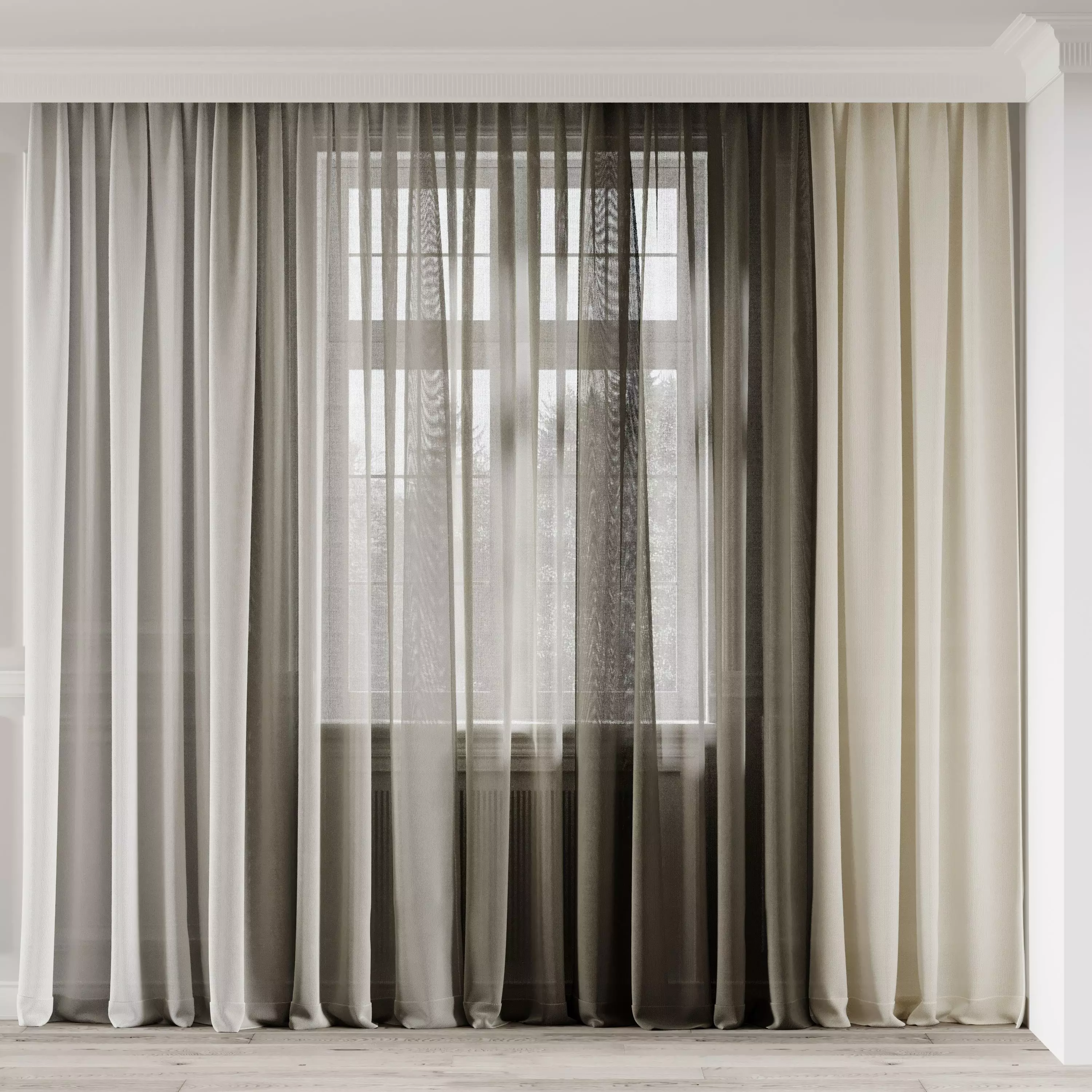 CURTAINS 547C 3D model