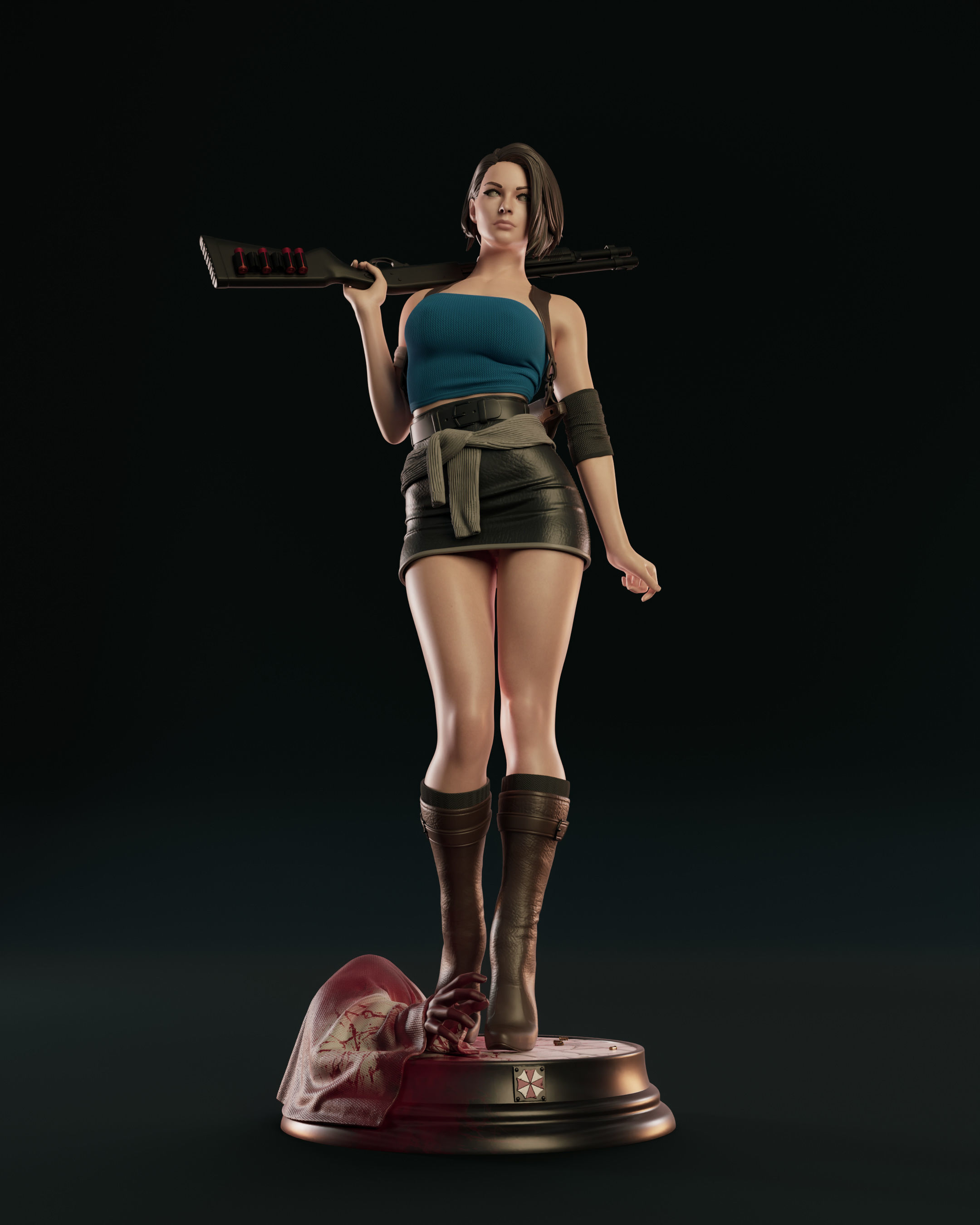 Jill Valentine 3D print model_20