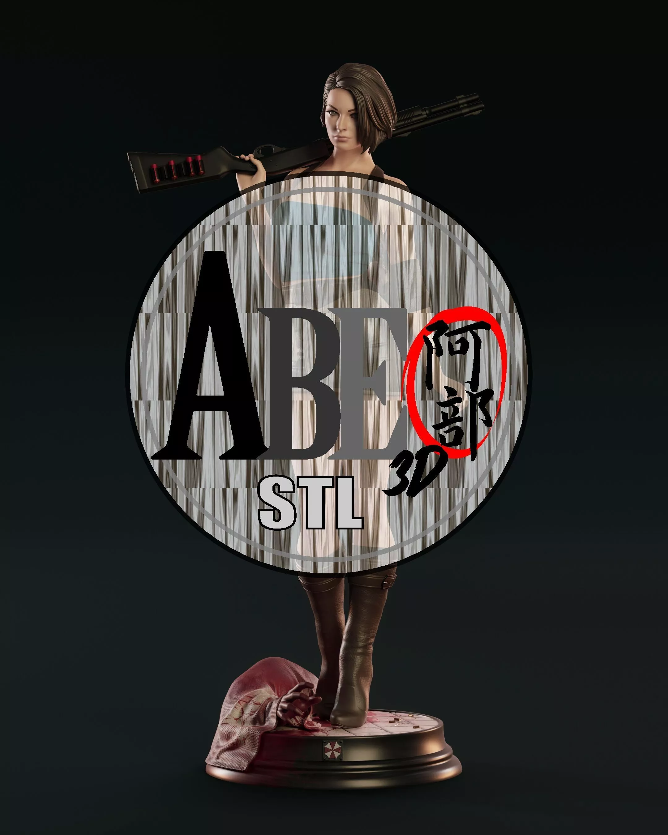 Jill Valentine 3D print model