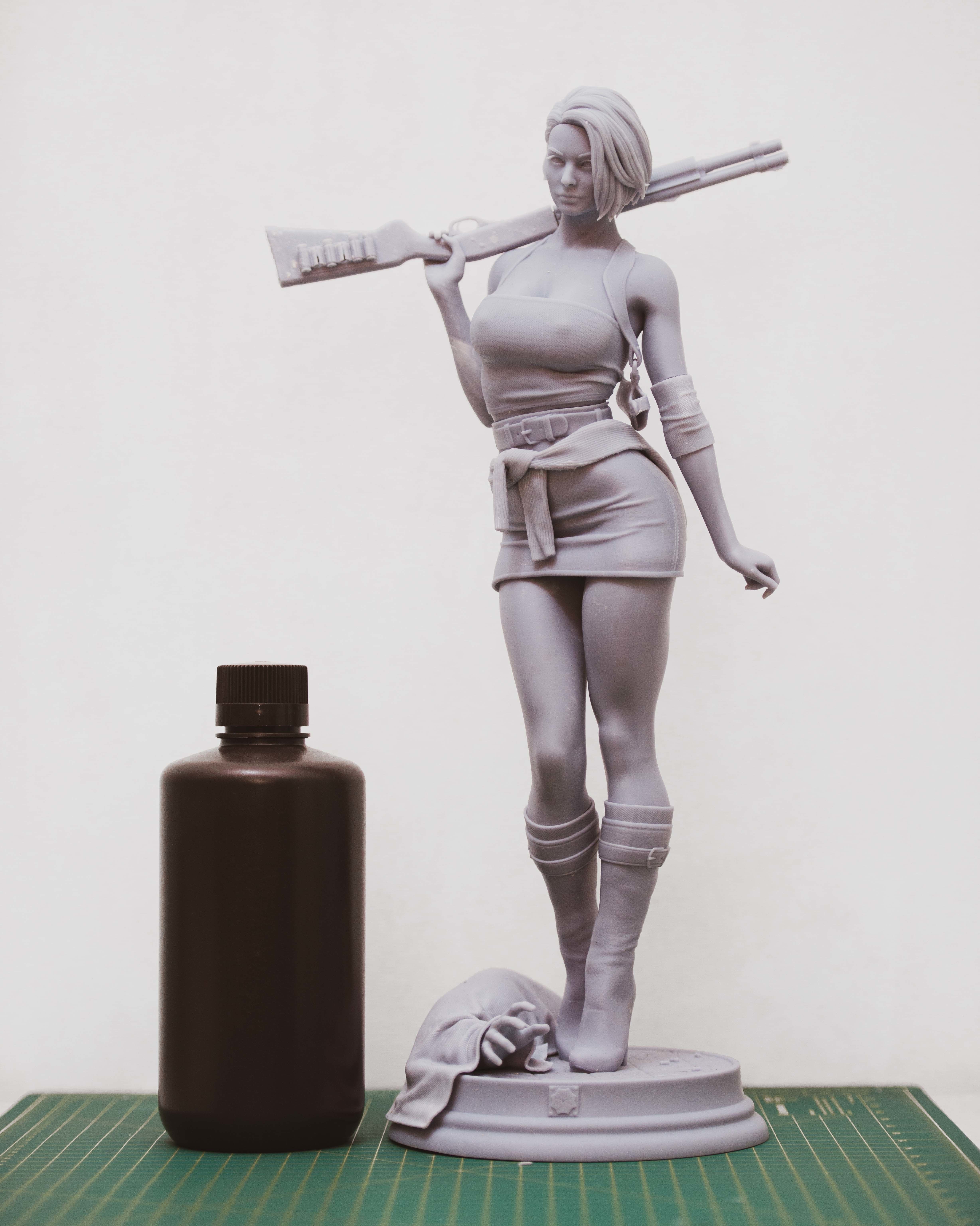 Jill Valentine 3D print model_2