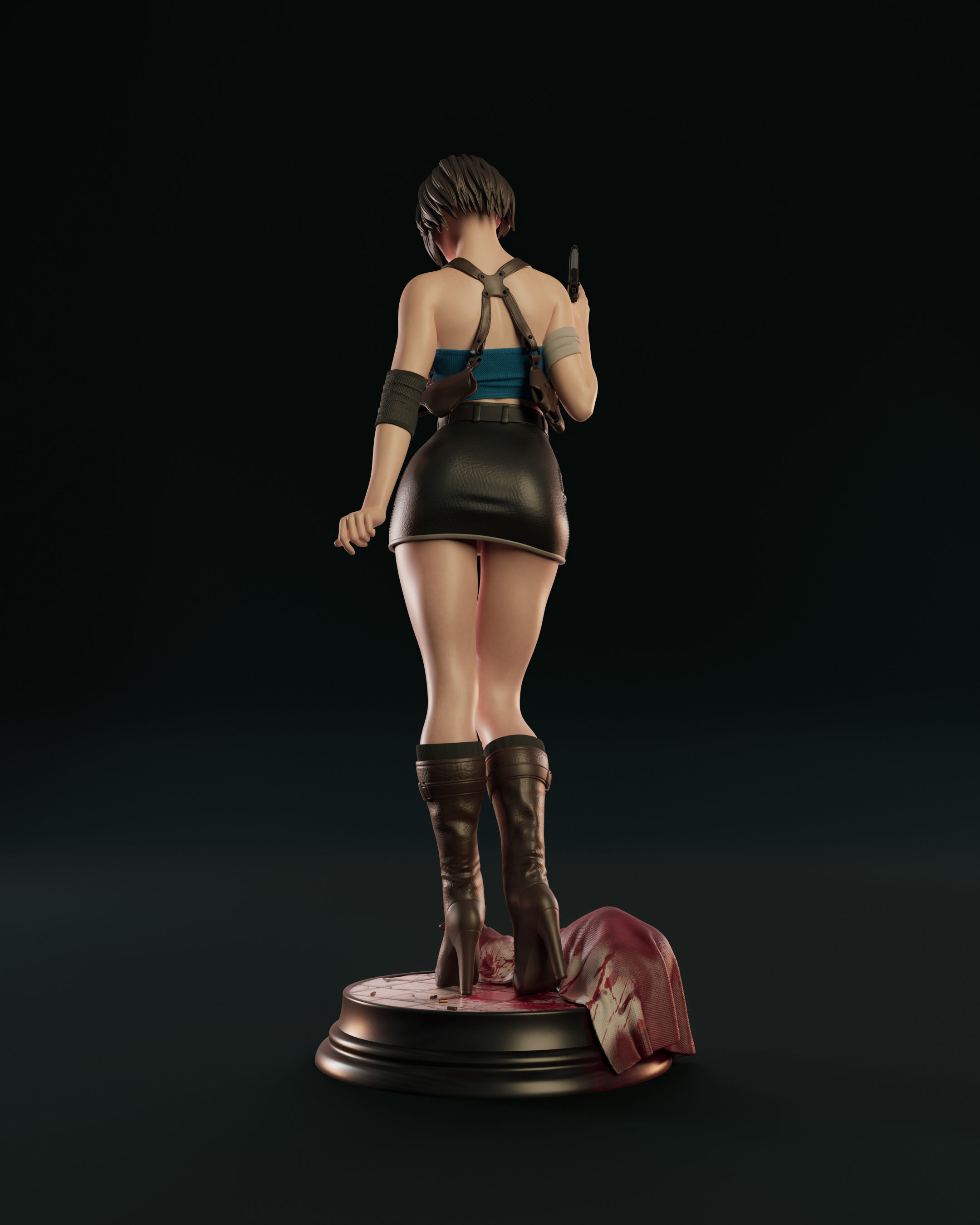 Jill Valentine 3D print model_14