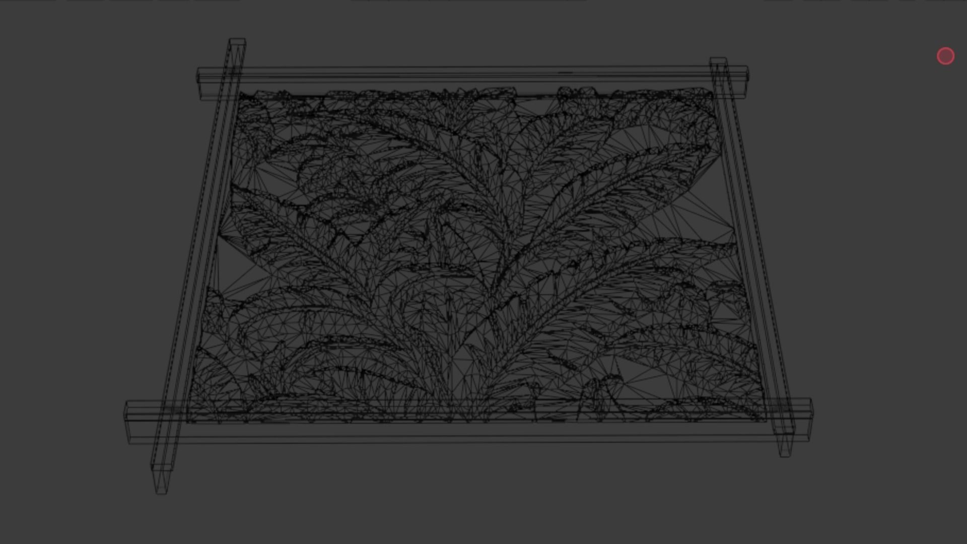 mural decor set wall panel 13 3D model_6