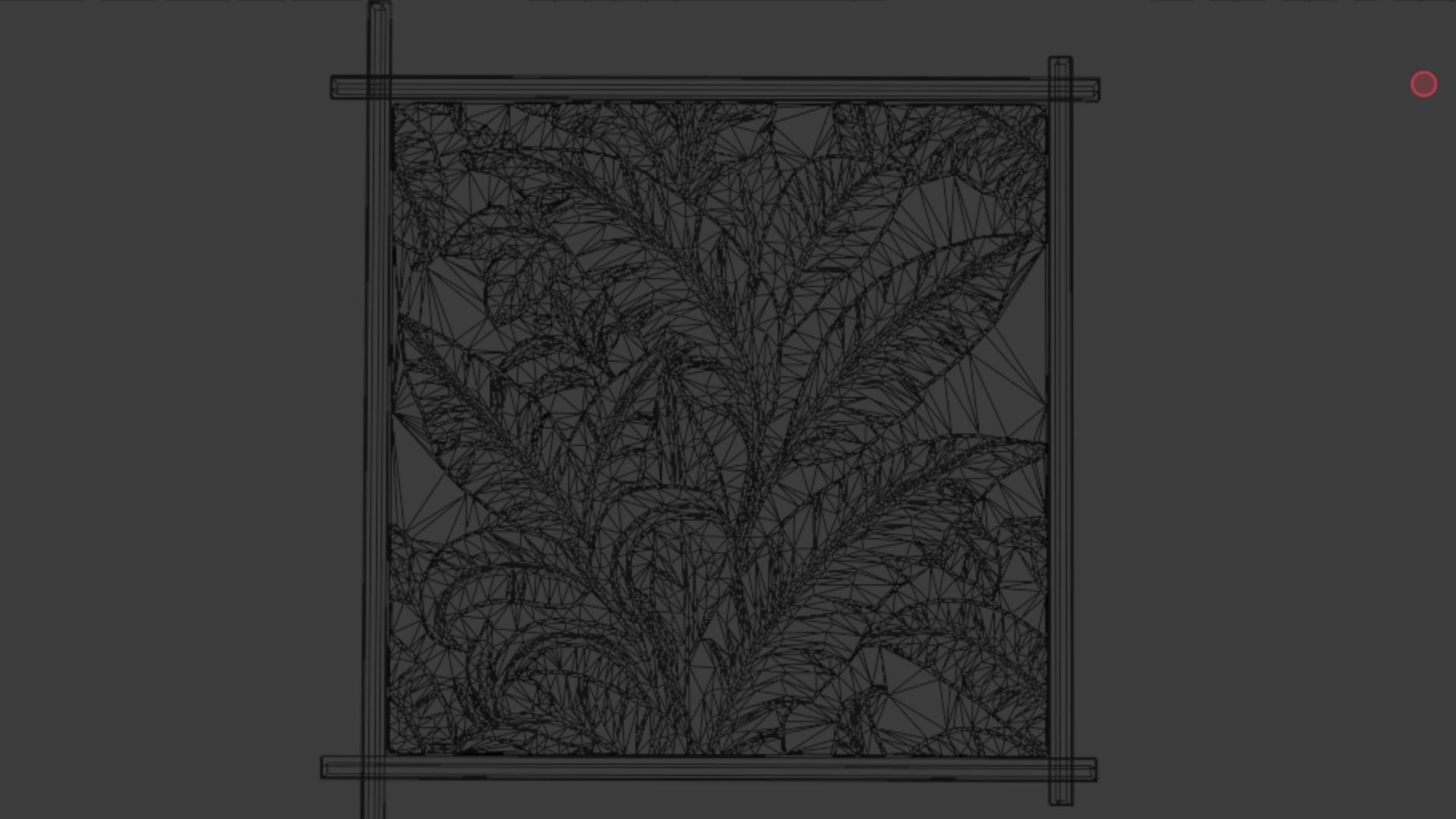 mural decor set wall panel 13 3D model_5