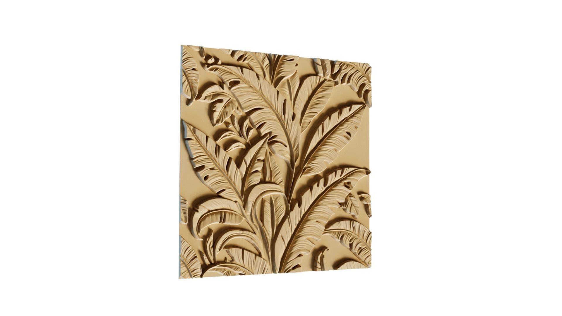 mural decor set wall panel 13 3D model_3