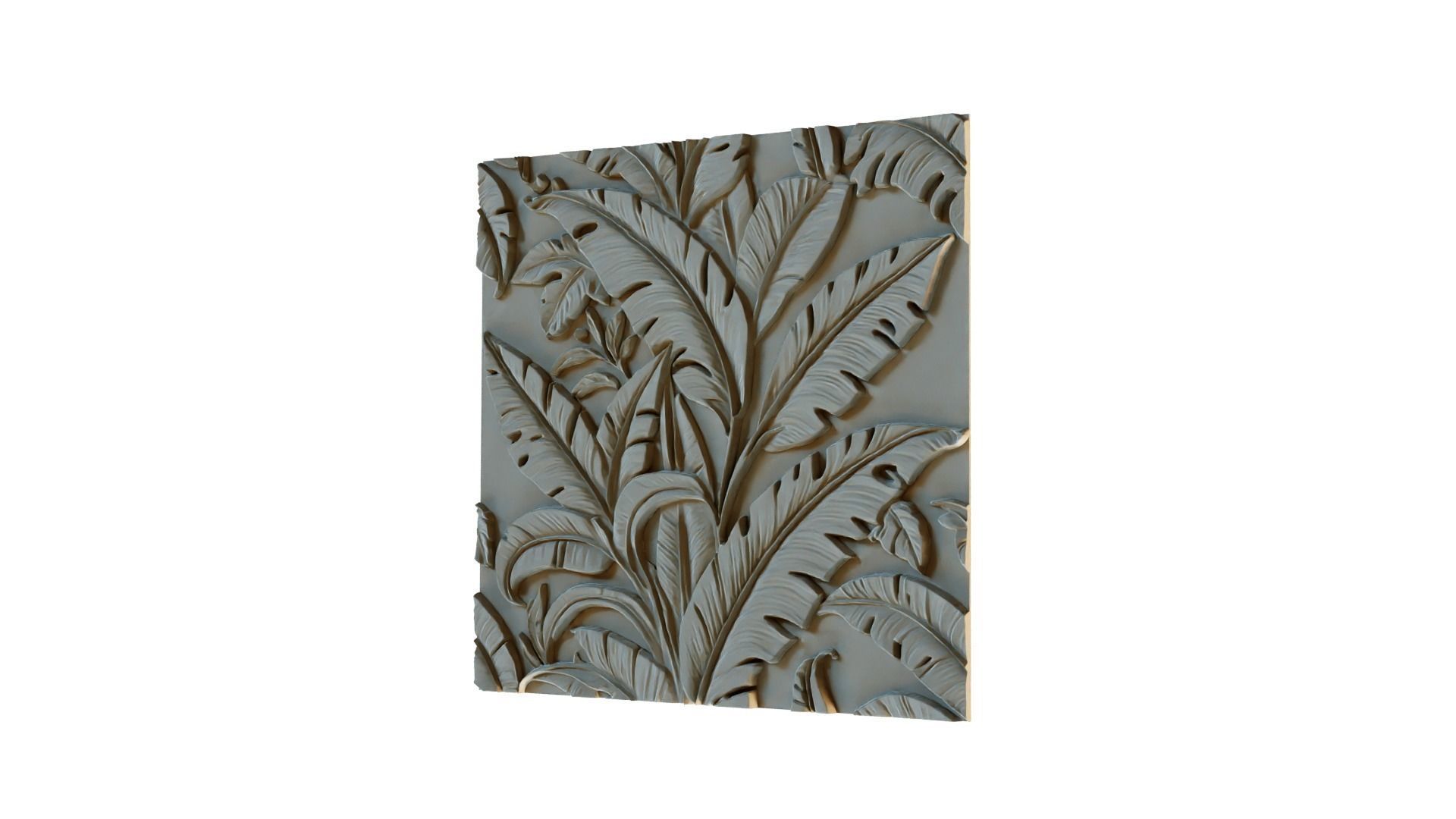 mural decor set wall panel 13 3D model_4