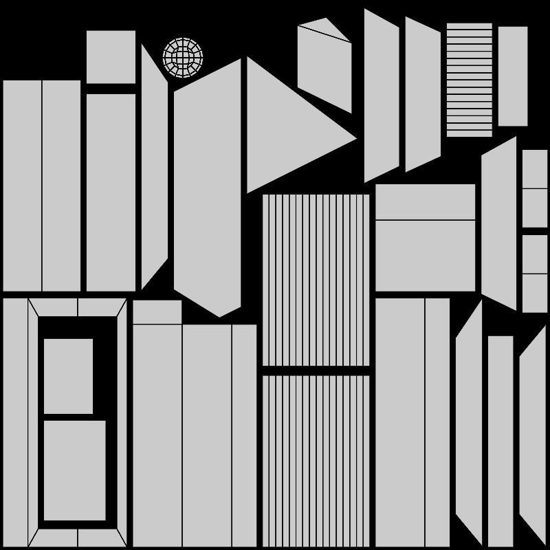 Cybernetic eyes pack Low-poly 3D model_21