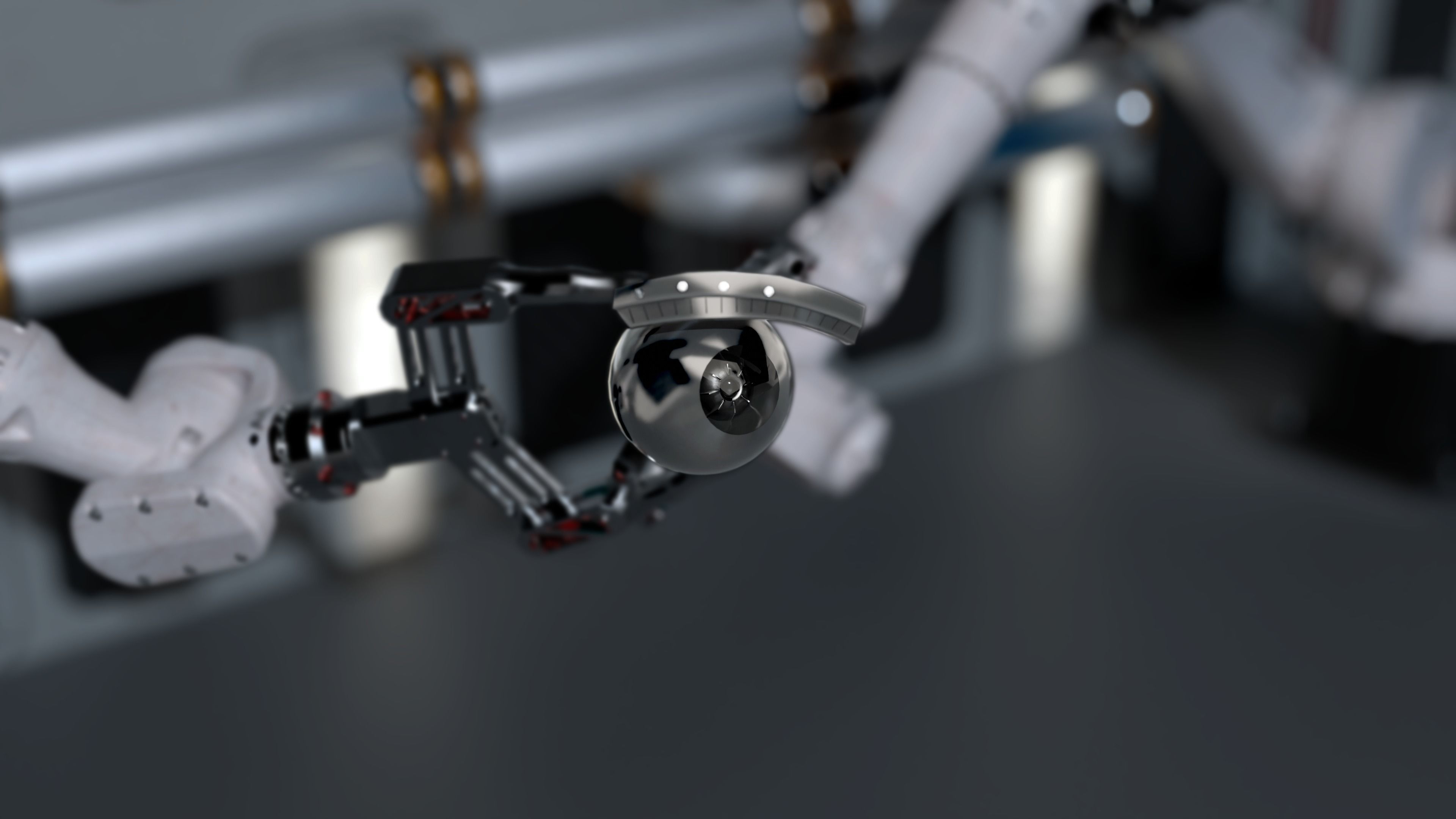 Cybernetic eyes pack Low-poly 3D model_4