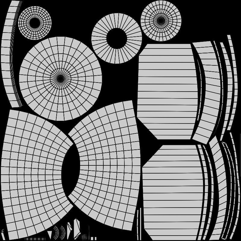 Cybernetic eyes pack Low-poly 3D model_22