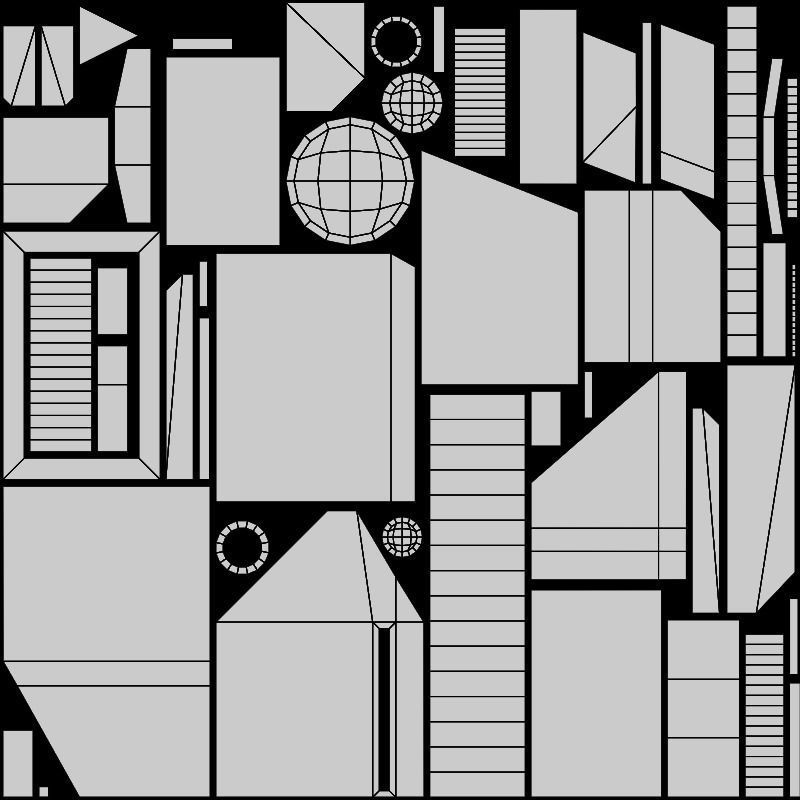 Cybernetic eyes pack Low-poly 3D model_20