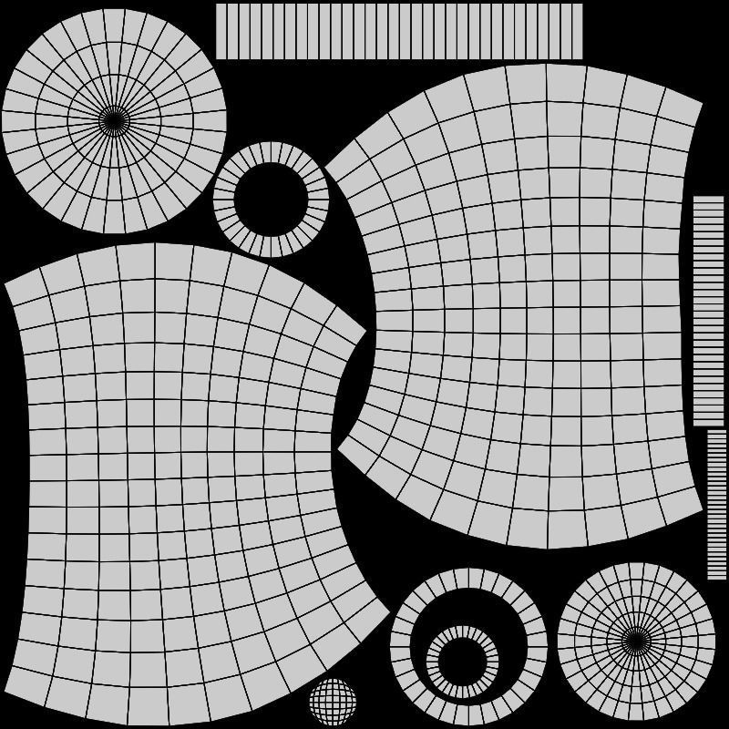 Cybernetic eyes pack Low-poly 3D model_18