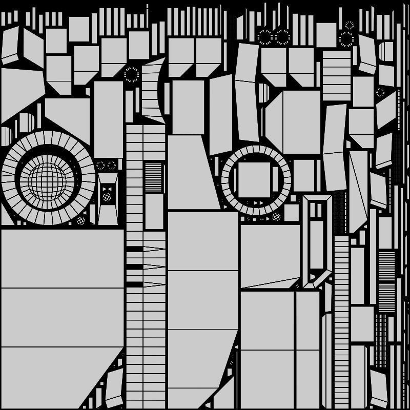 Cybernetic eyes pack Low-poly 3D model_23