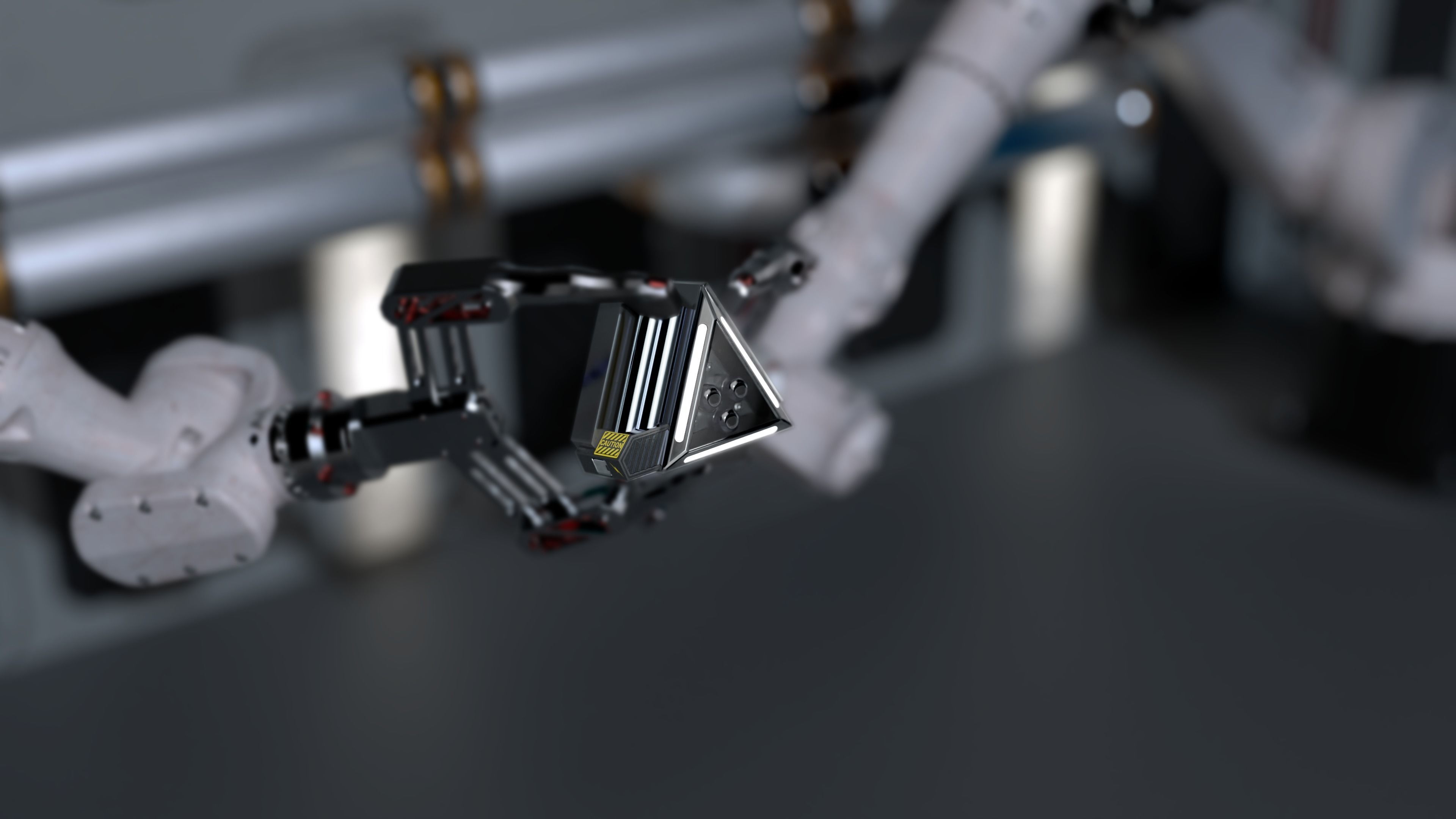 Cybernetic eyes pack Low-poly 3D model_5